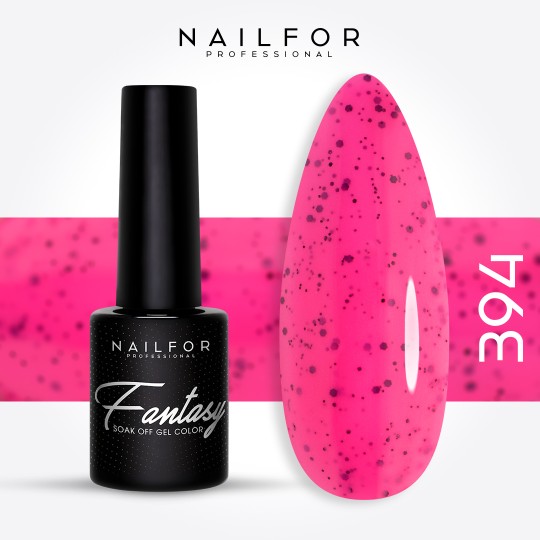 Vernis à ongles semi-permanent couleur : Fantasy Semi-permanent Gel Polish - 394 confetti Nailfor 7,99 €