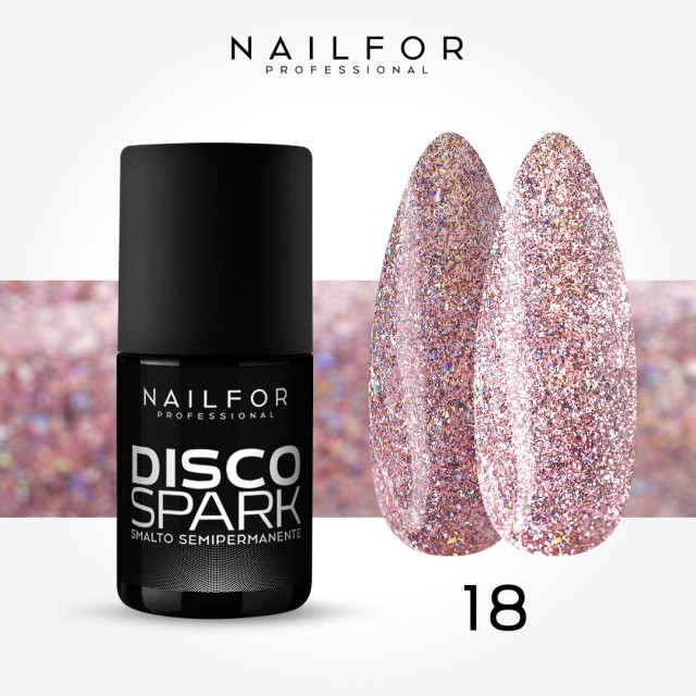 DISCO SPARK Smalto Gel Semipermanente - 18