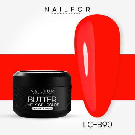 nail gel color, nail art , nails Butter High Density Gel Color Fluo - LC390 | Nailfor €4.99