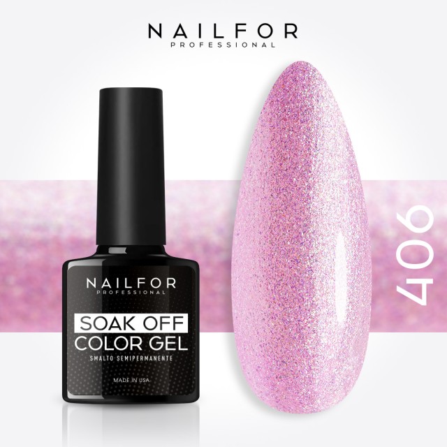 Vernis à ongles semi-permanent couleur : Slimline vernis gel semi-permanent 406-S Nailfor 6,49 €