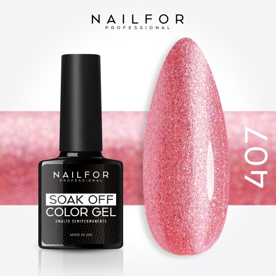 Semipermanente smalto colore per unghie: SlimLine smalto gel semipermanente 407-S Nailfor 6,49 €