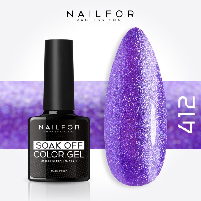 Vernis à ongles semi-permanent couleur : Slimline vernis gel semi-permanent 412-S Nailfor 6,49 €
