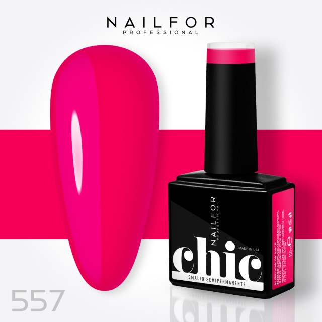 Vernis à ongles semi-permanent couleur : Chic SEMI-PERMANENT NAIL POLISH - 557 Nailfor 7,99 €