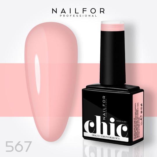 Semipermanente smalto colore per unghie: CHIC SMALTO SEMIPERMANENTE - 567 Nailfor 7,99 €