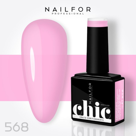 Semi-permanent nail polish color: Chic SEMI-PERMANENT NAIL POLISH - 568 Nailfor €7.99