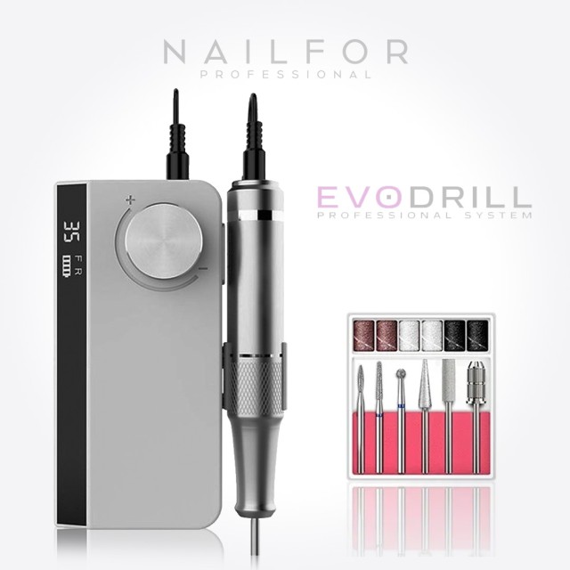 Équipement de reconstruction des ongles : Perceuse portative professionnelle Evodrill Model 5 - 35 000 tr/min 89,99 €