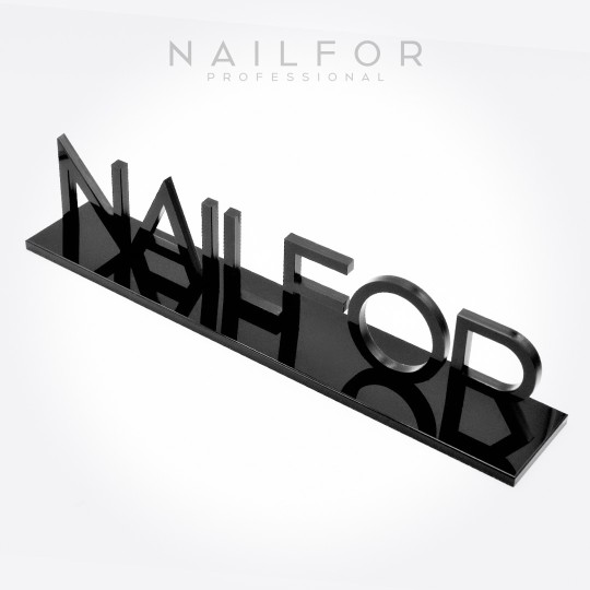 accessori per unghie, nails nail art alta qualità TARGHETTA LOGO NAILFOR - NERO Nailfor 9,99 € Nailfor