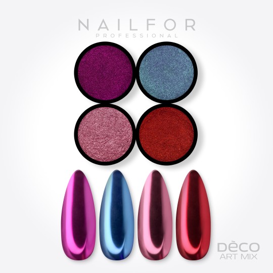 decorazione nail art ricostruzione unghie DECO ART MIX - 028 CHROME Nailfor 7,99 €