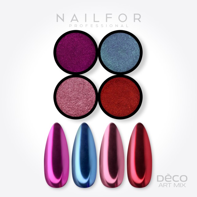 decorazione nail art ricostruzione unghie DECO ART MIX - 028 CHROME Nailfor 7,99 €