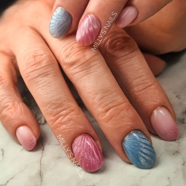 Semipermanente smalto colore per unghie: NEW CAT EYE 5D 30 Pink Nailfor 12,99 €