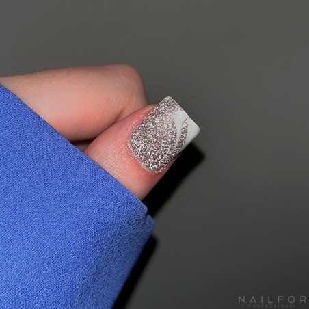 Spark disco SEMI-PERMANENT gel nail polish - 16