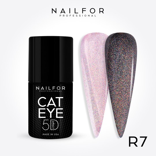 Semipermanente smalto colore per unghie: CAT EYE 5D Rainbow - R7 Nailfor 11,49 €