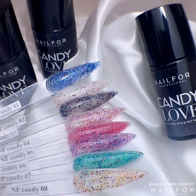 CANDY LOVE Semi-permanent nail polish - 07