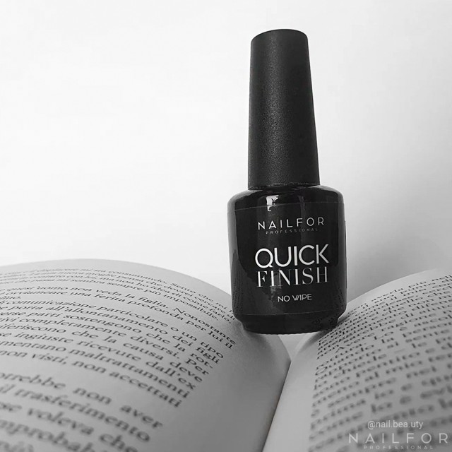 Gel reconstructeur d'ongles Quick Finish sans dispersion 15 ml - Top Coat Nailfor 12,99 €