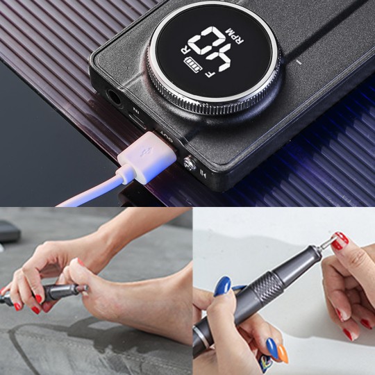 apparecchiature unghie ricostruzione: BRUSHLESS 801 Fresa Portatile Professionale MOTORE NEXT GEN - 40.000 giri 159,99 € 2