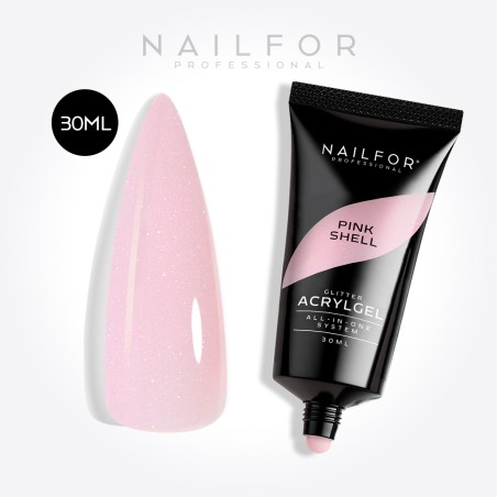 Gel reconstructor de uñas AcrylGel Glitter Pink Shell 30ML Nailfor 11,99 €
