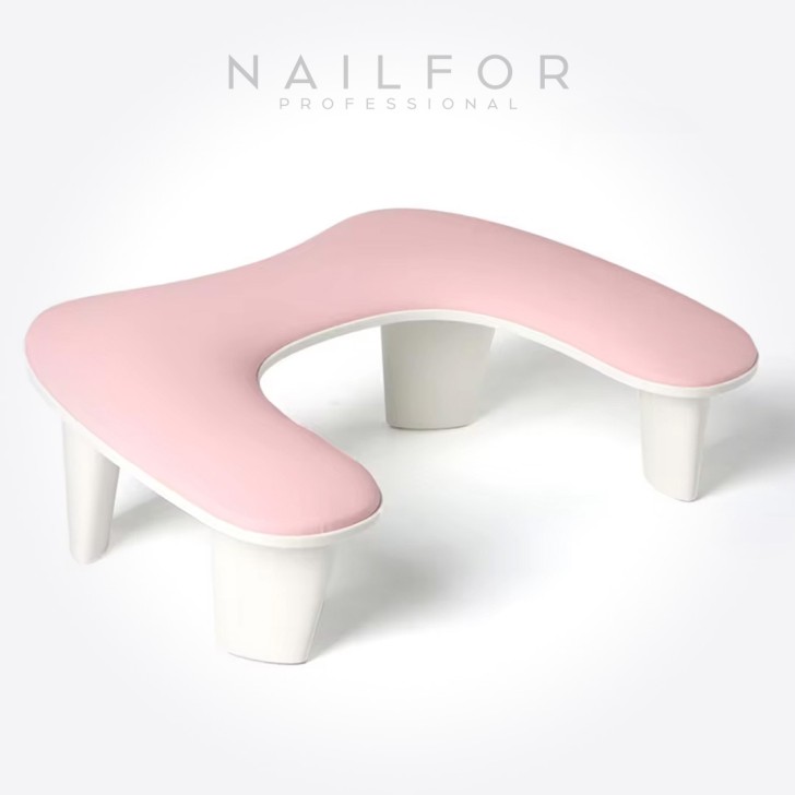 Accessoires pour ongles, nails nail art , repose-mains incliné en forme de U de haute qualité - Pink Nailfor 34,99 € Nailfor