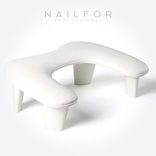 Accessoires pour ongles, nails nail art , repose-mains incliné en forme de U de haute qualité - White Nailfor 34,99 € Nailfor