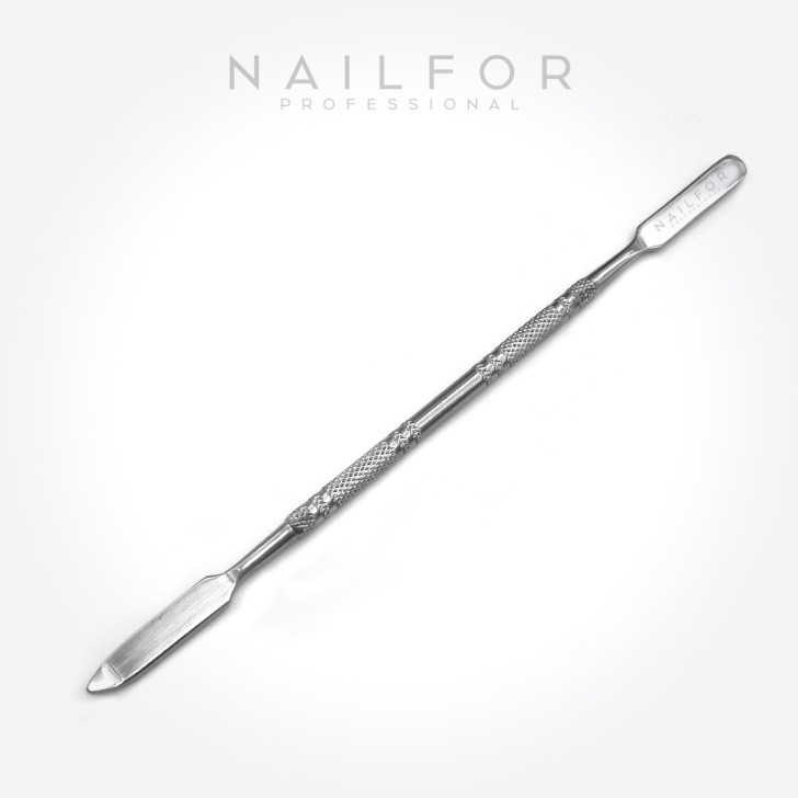 Accesorios para uñas, nails nail art Espátula mezcladora Gel de alta calidad LOGO - Punta de acero doble CURVA Nailfor 3,99 € Na