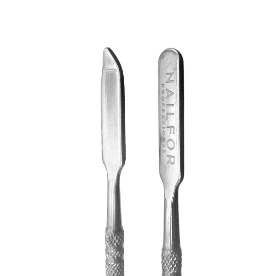 Accessoires pour ongles, nails nail art spatule de mélange Gel de haute qualité LOGO - Double pointe en acier COURBE Nailfor 3,9 2