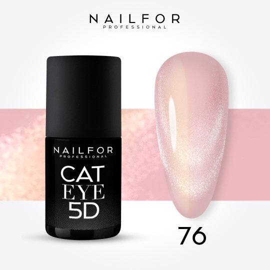 Semi-permanent nail polish color: Cat eye 5d - 76 Nailfor €11.99