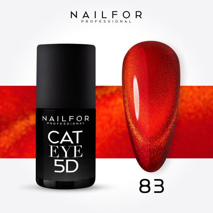 Semi-permanent nail polish color: Cat eye 5d - 83 Nailfor €11.99