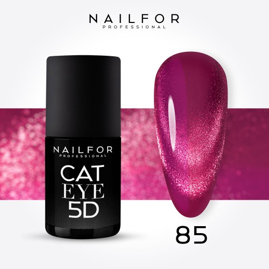 Semi-permanent nail polish color: Cat eye 5d - 85 Nailfor €11.99