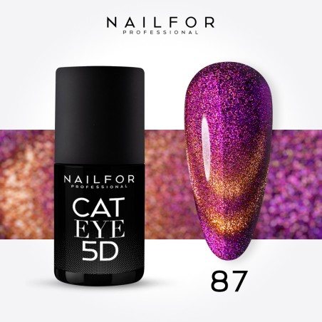 Semipermanente smalto colore per unghie: CAT EYE 5D - 87 Nailfor 11,99 €