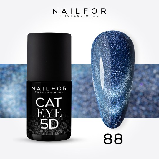Semi-permanent nail polish color: Cat eye 5d - 88 Nailfor €11.99