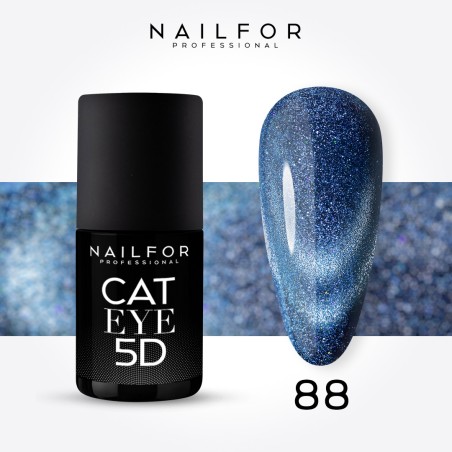 Semipermanente smalto colore per unghie: CAT EYE 5D - 88 Nailfor 11,99 €