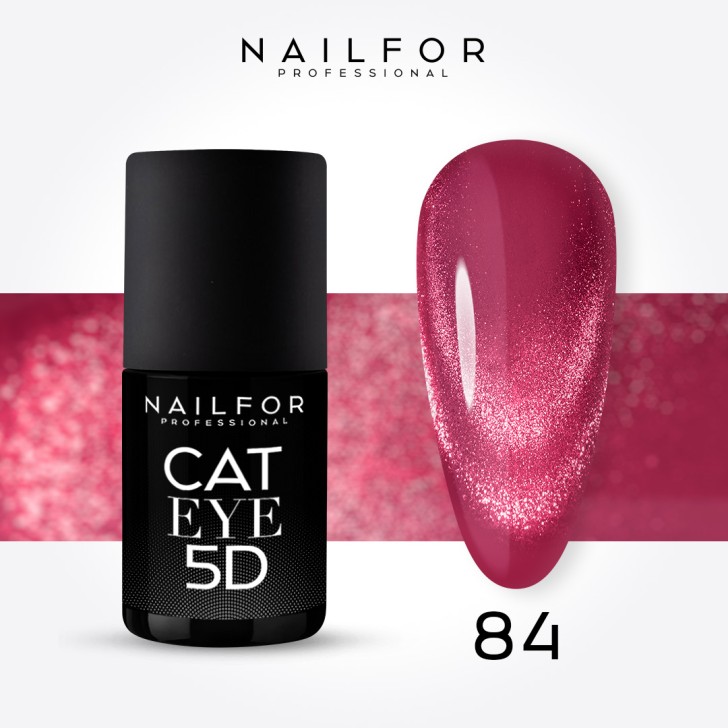Semipermanente smalto colore per unghie: CAT EYE 5D - 84 Nailfor 11,99 €