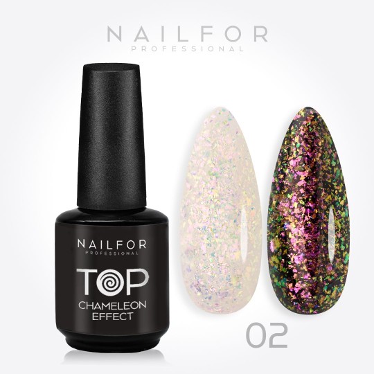 Nail Gel Reconstruction Top Chameleon Effect - 02 Nailfor €13.99