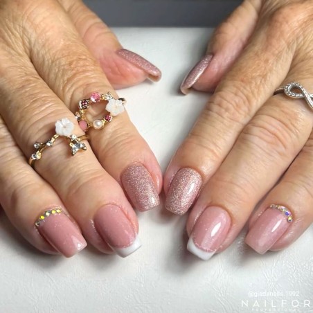 FIBER BASE SEMIPERMANENTE - PUPY con microglitter