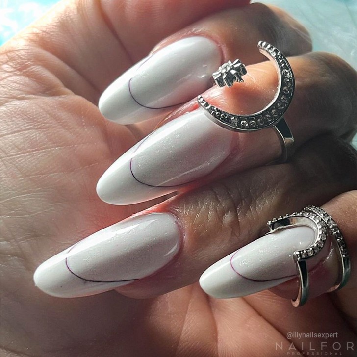 Gel per unghie ricostruzione ACRYLGEL SOFT - MICROGLITTER WHITE SHINE 15ML Nailfor 12,49 €