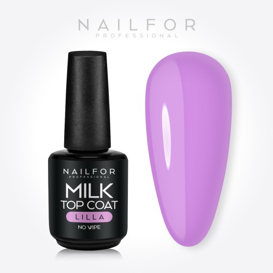TOP COAT MILK LILLA - Lattiginoso Coprente 15ML