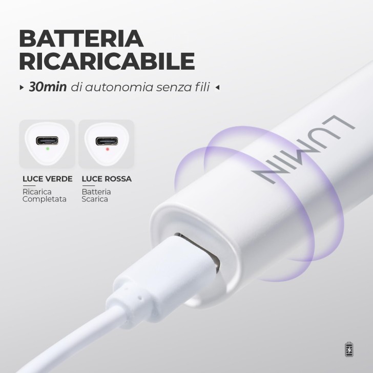 apparecchiature unghie ricostruzione: LUMIN POCKET K3 Mini Lampada per Tips in Gel 3W - NERA 12,99 €