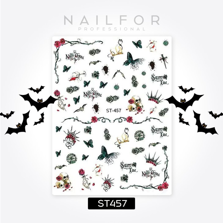 AUTOCOLLANTS STICKERS HALLOWEEN - ST454