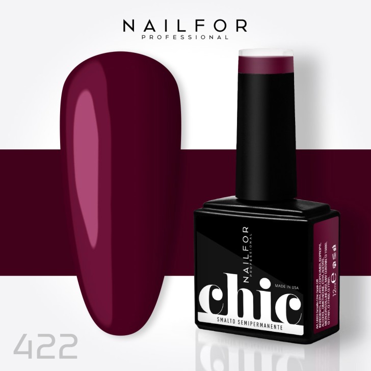 Semipermanente smalto colore per unghie: CHIC SMALTO SEMIPERMANENTE - 422 Nailfor 7,99 €