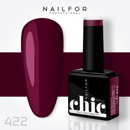 Semi-permanent nail polish color: Chic SEMI-PERMANENT NAIL POLISH - 422 Nailfor €7.99