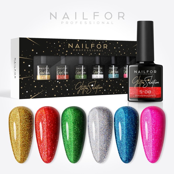 Semi-permanent Kit - Glitter Selection 2