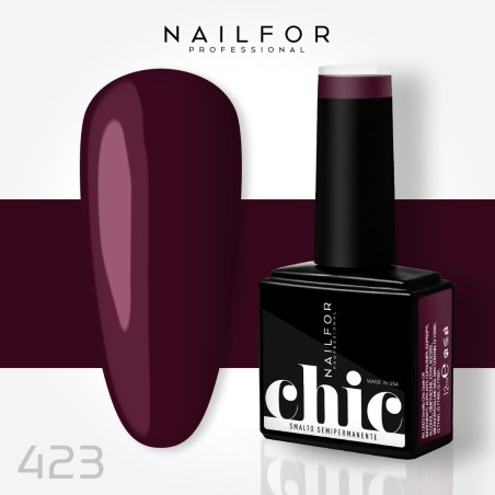 Vernis à ongles semi-permanent couleur : Chic SEMI-PERMANENT NAIL POLISH - 423 Nailfor 7,99 €