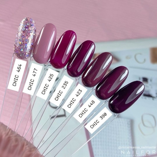 Esmalte de uñas semipermanente color: Chic ESMALTE DE UÑAS SEMIPERMANENTE - 448 Nailfor 7,99 € 2