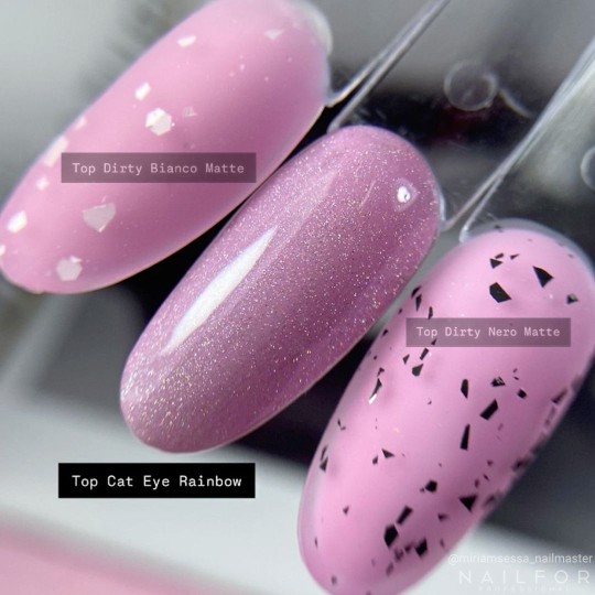 Top Dirty WHITE Matt Gel de reconstrucción de uñas mate sin dispersión - 15 ml Nailfor 12,60 € 2