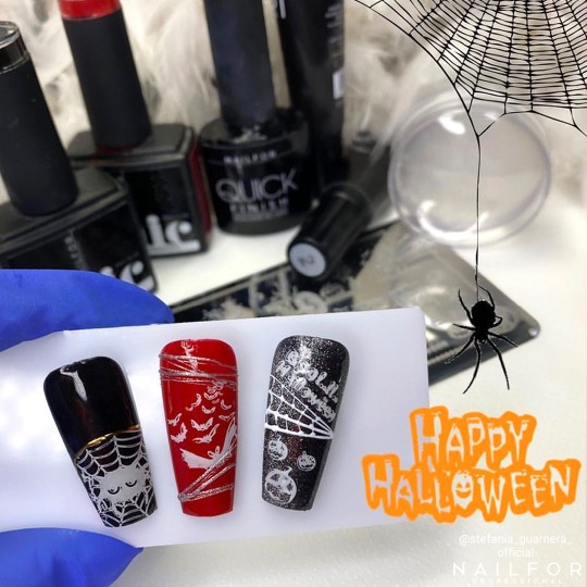 Décoration nail art reconstruction ongle plaque Stamping ongle Halloween NB11 Nailfor 4,99 € 2