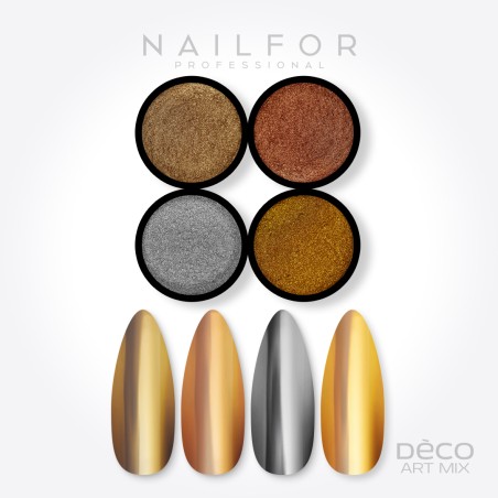 nail art decoration nail reconstruction Deco art mix - 027 Chrome Nailfor €7.99