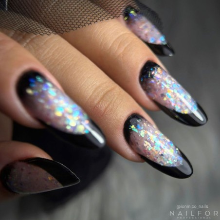 Gel de reconstruction pour ongles AcrylGel Glitter Holo Rainbow 30ML Nailfor 11,99 €