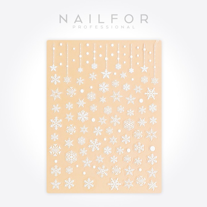Decoración nail art , reconstrucción de uñas, Stickers NAVIDEÑAS - ST721 Nailfor 1,99 €