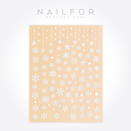Décoration nail art reconstruction ongle Stickers ADHÉSIFS DE NOËL - ST721 Nailfor 1,99 €
