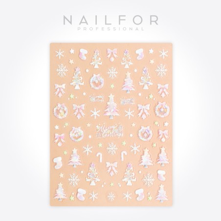 decorazione nail art ricostruzione unghie STICKERS ADESIVI NATALE - ST724 Nailfor 1,99 €