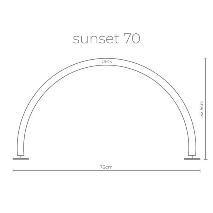 Equipo de reconstrucción de uñas: LÁMPARA Lumin Sunset 70 - NEGRA 74,99 €